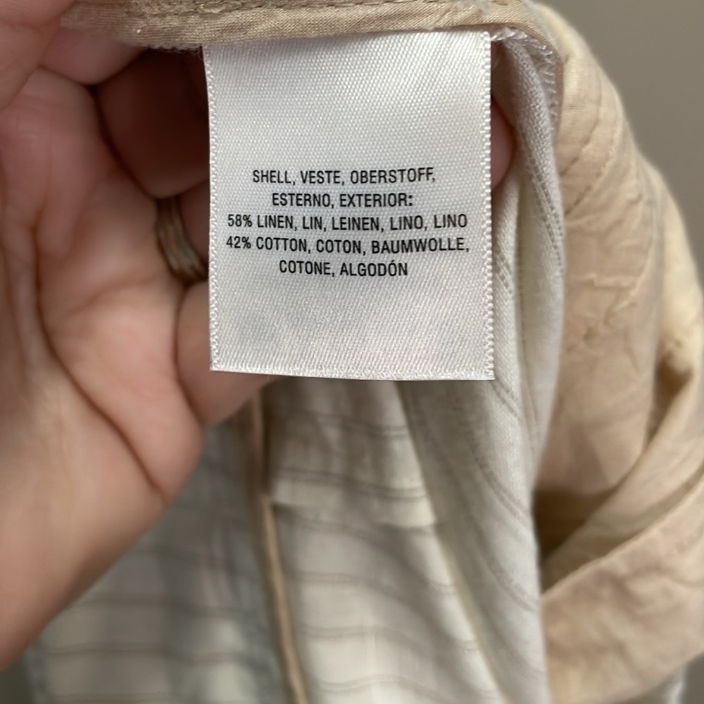 NWT Anthropologie Palm Beach Belted Pants Sz 8 - Picture 5 of 7